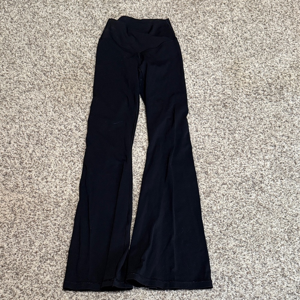 Aerie Brand Black Flared Pants